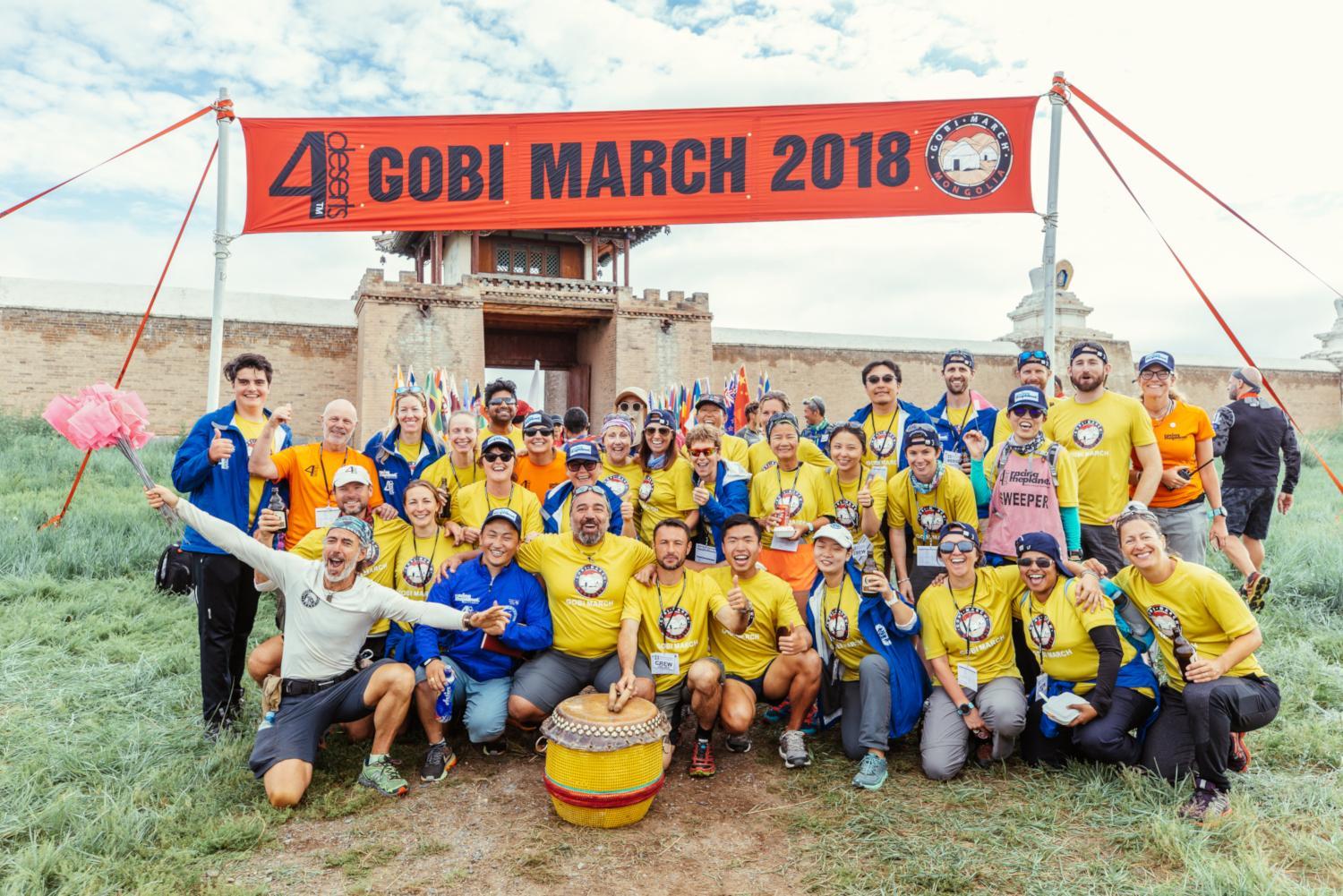 Volunteers at the Gobi March 2018 Volunteers at the Gobi March 2018